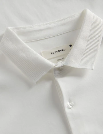 Tricou Reserved, alb