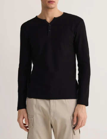 Bluza Reserved, negru Negru