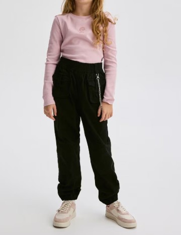 
						Pantaloni Reserved, negru