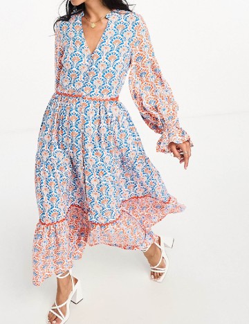 
						Rochie lunga Never Fully Dressed, mix culori