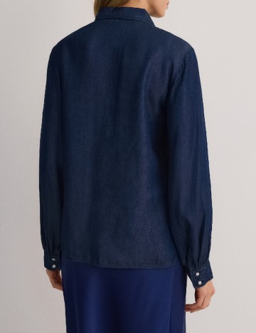Camasa Reserved, bleumarin