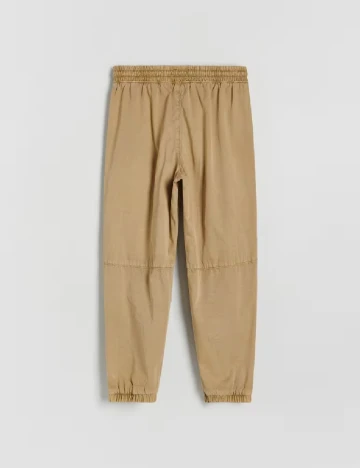 Pantaloni Reserved, maro deschis