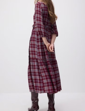 Rochie medie Reserved, visiniu
