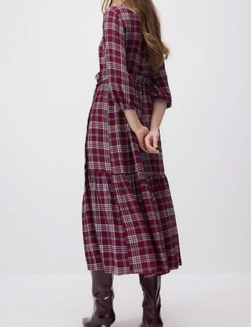 Rochie medie Reserved, visiniu