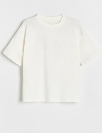 
						Tricou Oversize Reserved, alb
