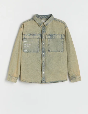 Jacheta Oversize Reserved, bej