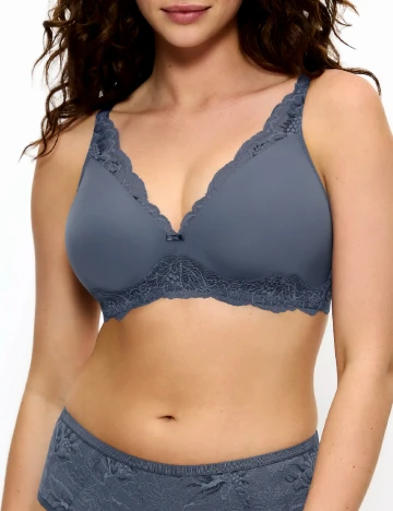 Sutien Triumph, albastru Albastru