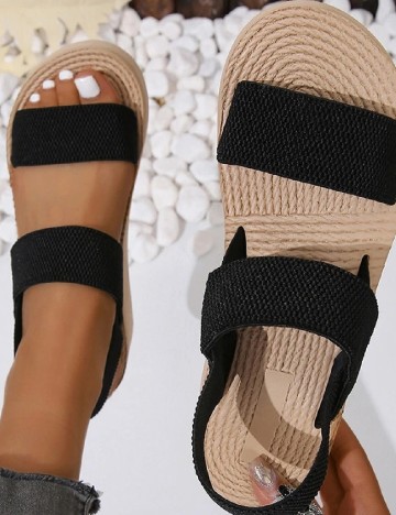 
						Sandale SHEIN, negru