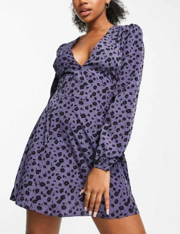 Rochie scurta Glamorous, mov