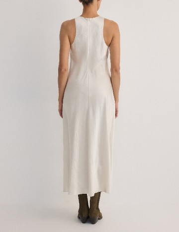 Rochie medie Reserved, ecru