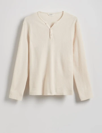 Bluza Reserved, crem Crem