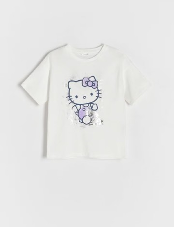 Tricou Reserved, alb