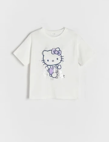 Tricou Reserved, alb