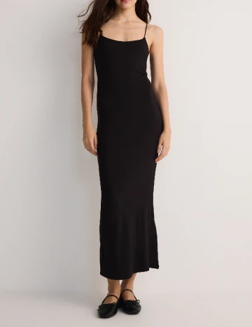 Rochie lunga Reserved, negru Negru