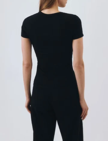 Tricou Reserved, negru