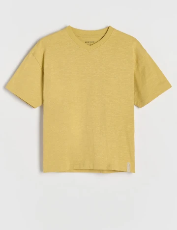 Tricou Reserved, galben