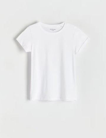 
						Tricou Reserved, alb