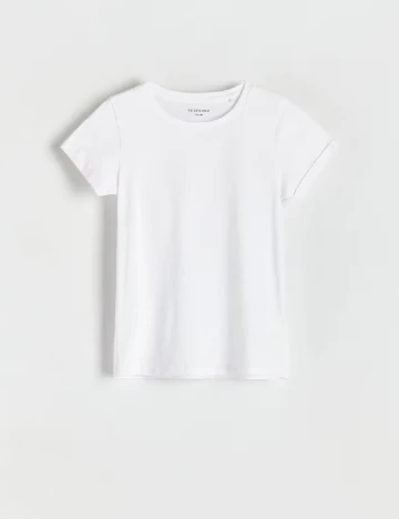 Tricou Reserved, alb