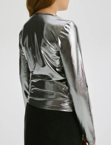 Bluza Reserved, argintiu