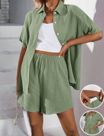 
						Compleu SHEIN Maternity, verde