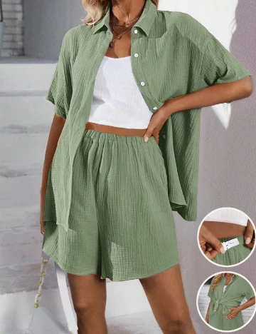 Compleu SHEIN Maternity, verde Verde