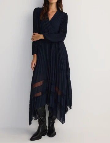 Rochie lunga Reserved, bleumarin inchis Albastru