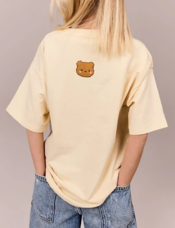 Tricou Reserved, crem