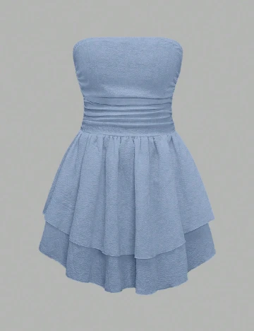 Rochie scurta SHEIN, albastru