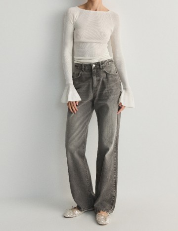 
						Bluza Reserved, alb