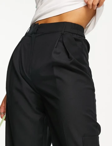 Pantaloni COLLUSION, negru Negru