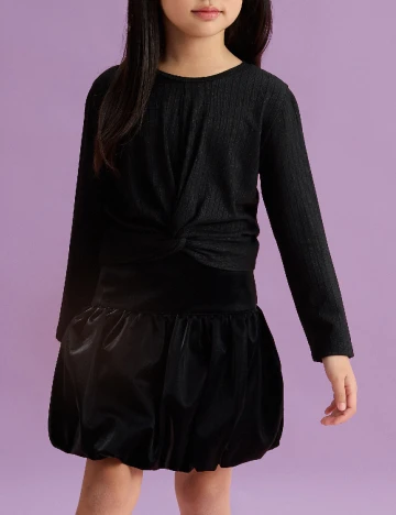 Fusta Reserved, negru Negru