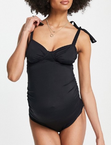 
						Costum de baie Asos Maternity, negru