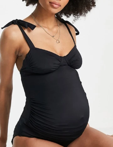 Costum de baie Asos Maternity, negru Negru