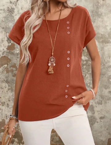 Tricou Emery Rose, maro