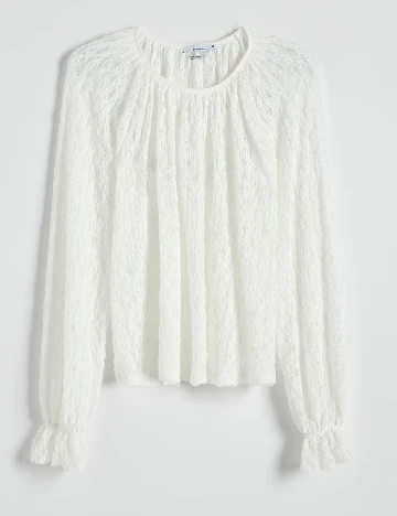 Bluza Reserved, alb