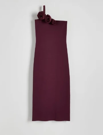 Rochie medie Reserved, pruna
