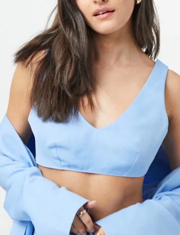 Top ASOS, albastru Albastru