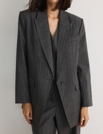 
						Sacou Oversize Reserved, gri