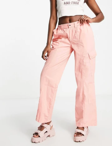 Pantaloni ASOS, roz
