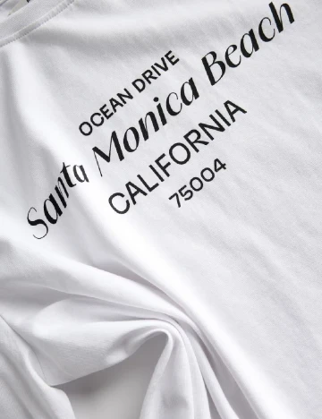 Tricou Reserved, alb