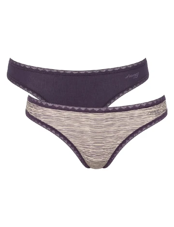 Set chiloti 2 perechi Sloggi by Triumph, mix culori Mix culori
