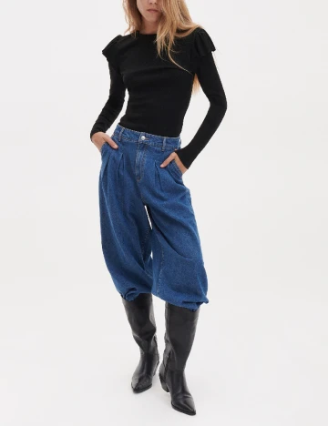 Bluza Reserved, negru Negru