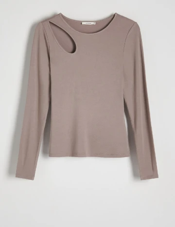 Bluza Reserved, maro Maro