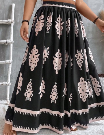 
						Fusta SHEIN CURVE, negru