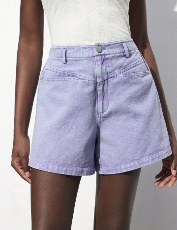 
						Pantaloni scurti SHEIN, mov