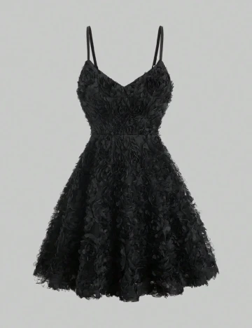 Rochie scurta SHEIN, negru Negru