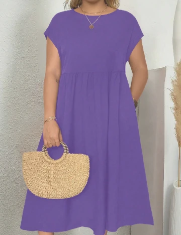 Rochie medie SHEIN CURVE, mov