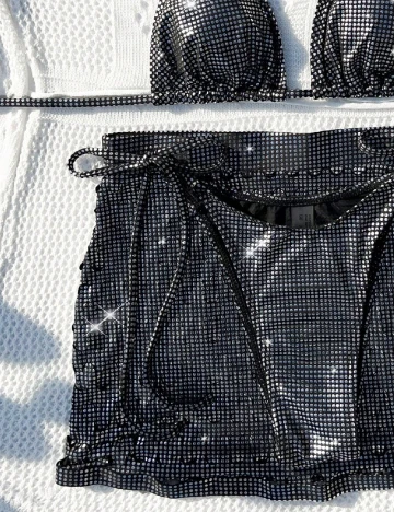Costum de baie SHEIN, gri Gri