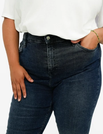 Blugi Top Shop Plus Size, albastru Albastru