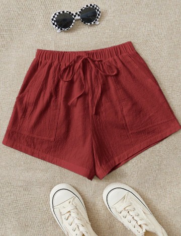 
						Pantaloni scurti SHEIN, rosu